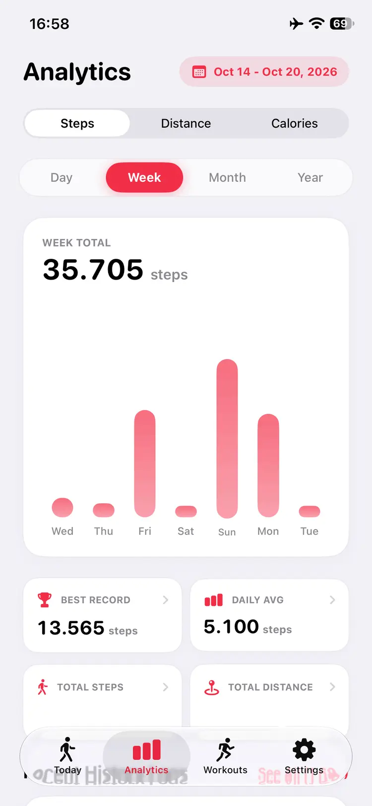 GADAM - Step Counter & Activity Tracker